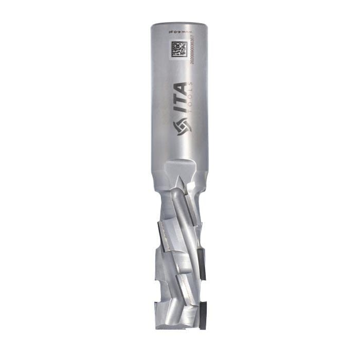 ITA TOOLS frez diamentowy Z2+1 D18 I45 L104 S20 mm / 4 spirale / korpus STAL