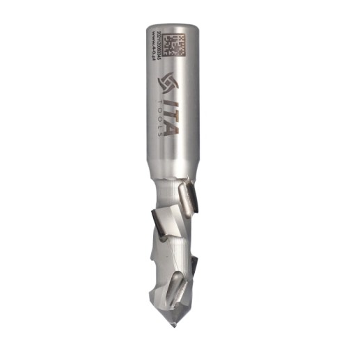 ITA TOOLS frez diamentowy przelotowy ECO Z1+1 D20 I45 L100 S20 mm / 3 spirale / korpus STAL