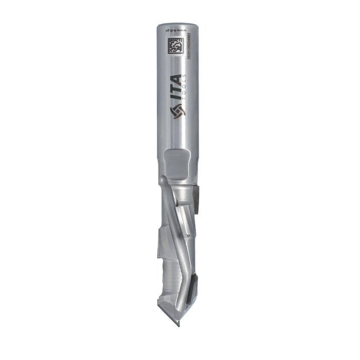 ITA TOOLS frez diamentowy przelotowy ECO Z1+1 D16 I45 L111 S16 mm / 3 spirale / korpus STAL