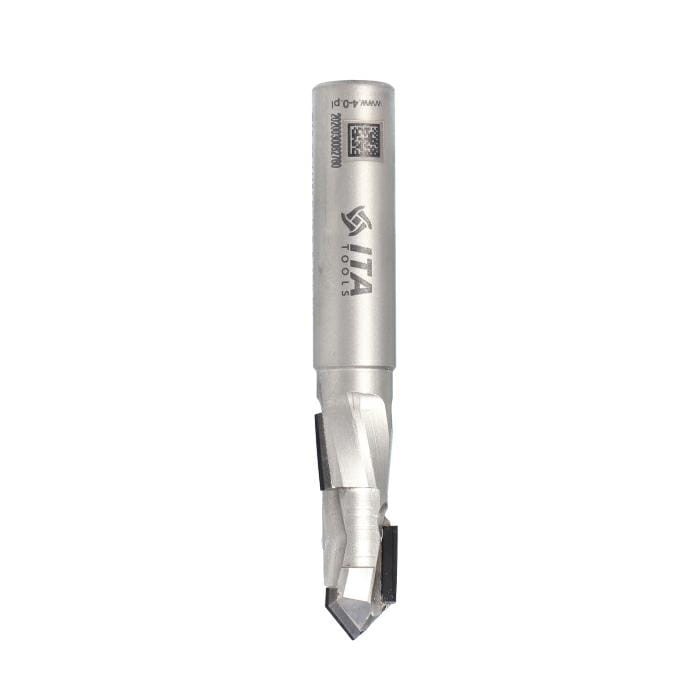 ITA TOOLS frez diamentowy przelotowy ECO Z1+1 D12 I27 L82 S12 mm / 3 spirale / korpus STAL