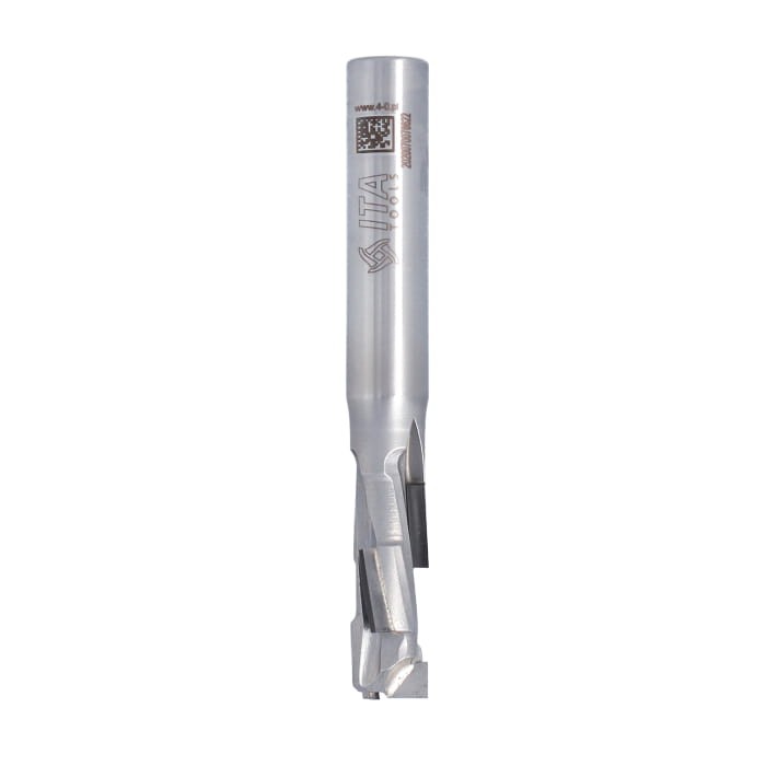 ITA TOOLS frez diamentowy ECO Z1+1 D10 I25 L75 S10 mm / 3 spirale / korpus STAL