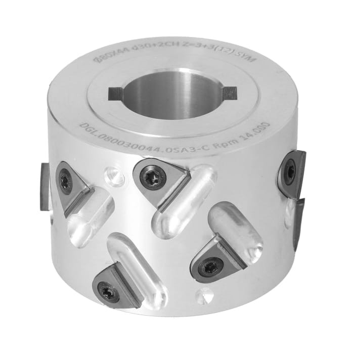 Ita Tools Głowica diamentowa na płytki wymienne Z3+3 D80 I44 F30 mm / Prawa+lewa