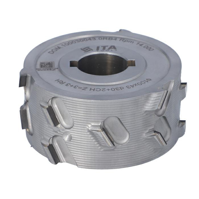 Ita Tools Głowica diamentowa do okleiniarek Z3+3 D100 I43 F30 mm / Prawa