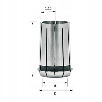 CMT Tuleja zaciskowa EOC16 D10 mm DIN6499