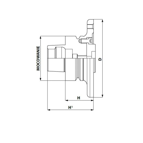 Ita Tools Uchwyt do pił HSK63F D110 mm