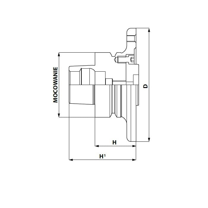 Ita Tools Uchwyt do pił HSK63F D110 mm