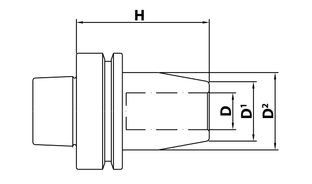 Ita Tools Uchwyt HSK63F Termo D6 H76