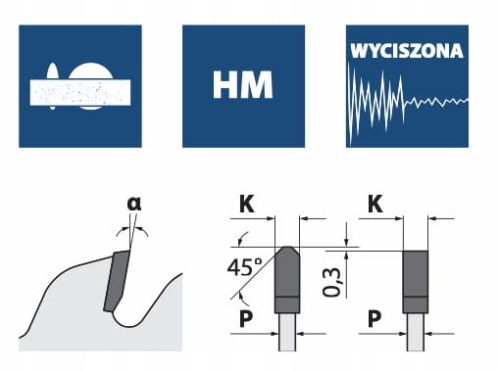 Ita Tools piła płyty do wiórowej i MDF 250x30x80Z