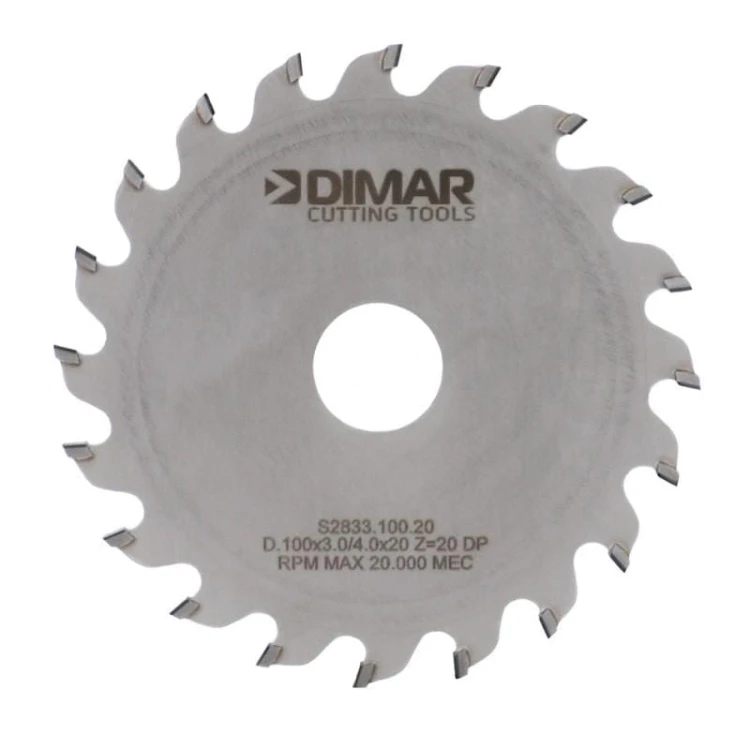 DIMAR Podcinak trapezowy Diamentowy 120x20x24Z / 3.1 - 4.3 mm H4