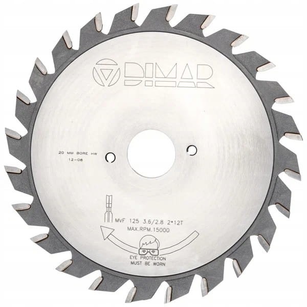 DIMAR Podcinak składany 100x20x12+12Z / 2.8 - 3.6 mm