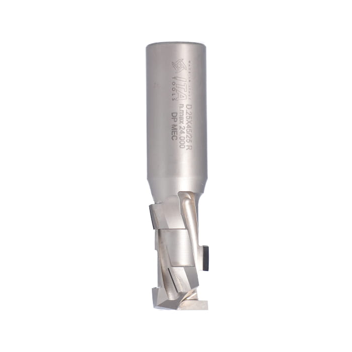 ITA TOOLS frez diamentowy ECO Z1+1 D25 I45 L100 S25 mm / 3 spirale / korpus STAL