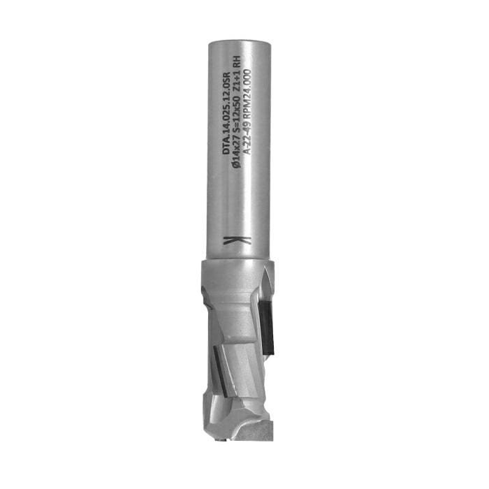 ITA TOOLS frez diamentowy ECO Z1+1 D14 I27 L82 S12 mm / 3 spirale / korpus STAL