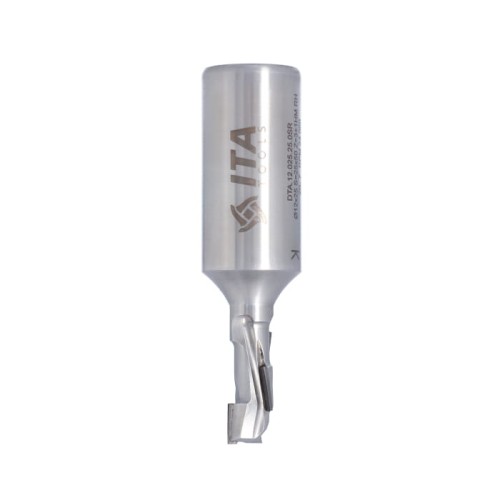 ITA TOOLS frez diamentowy ECO Z1+1 D12 I25 L87 S20 mm / 3 spirale / korpus STAL