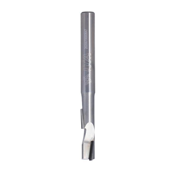 ITA TOOLS frez diamentowy ECO Z1+1 D8 I27 L80 S8 mm / 3 spirale / korpus HM / LEWY