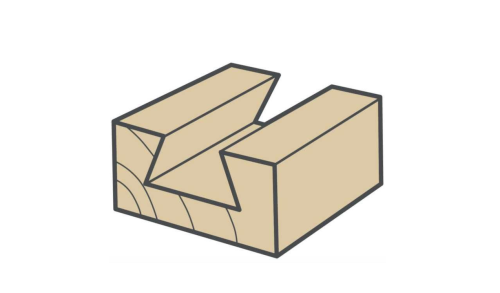 LUNA Frez do połączeń na jaskółczy ogon HM D9,5 I9,5 S8 mm