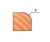 FREUD Frez zaokrąglający z łożyskiem HM Z2 R12,7 D38,1 S6 mm drewno / płyta wiórowa