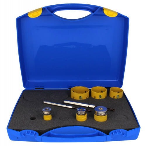 PRO-FIT Zestaw otwornic BIMETAL 6+2 szt. stal / aluminium / blacha