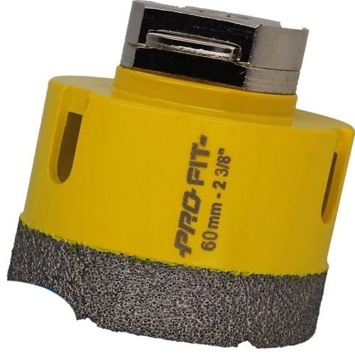 PRO-FIT Otwornica DIAMENTOWA D60 mm S10HEX  gres / marmur / granit