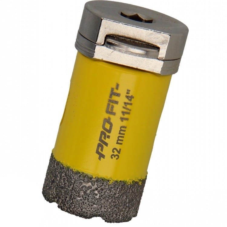 PRO-FIT Otwornica DIAMENTOWA D32 mm S10HEX  gres / marmur / granit