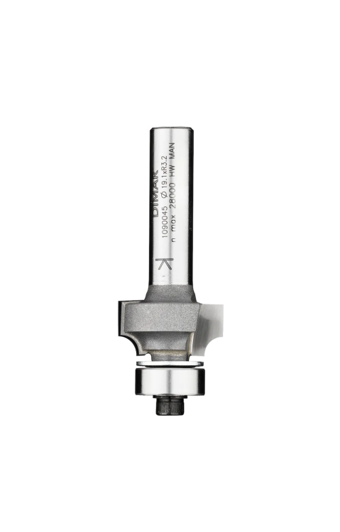 Dimar frez zaokrąglający / ćwierćwałek HM Z2 R3,2 D19,1 S8 mm drewno / płyta wiórowa / laminat