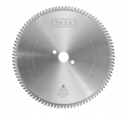 Faba piła tarczowa HM do Aluminium / PCV 400x32x120Z / -6°negatyw