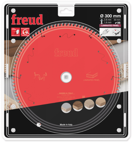 FREUD Piła HM do Laminatu / MDF 300x30x96Z -5° Negatyw