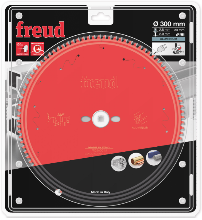 FR28A001M FREUD PIŁA HM DO ALUMINIUM 300x30x96Z / -5° Negatyw