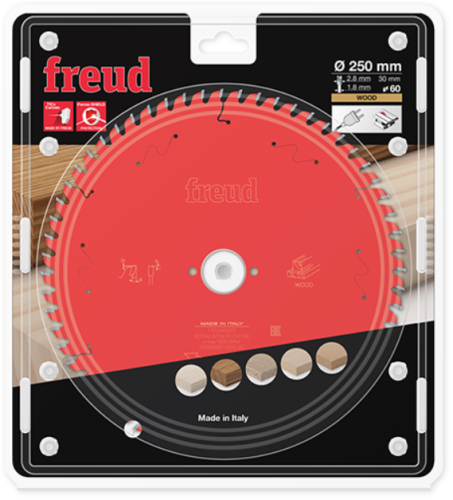FR23W003T FREUD Piła HM DO DREWNA / SKLEJKI 250x30x60Z / CIĘCIE POPRZECZNE