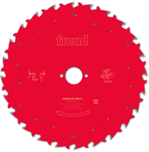 FREUD Piła HM do drewna / sklejki 250x30x24Z / cięcie wzdłużne
