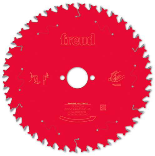 FREUD Piła HM do drewna / sklejki 210x30x40Z / cięcie wzdłużne / poprzeczne
