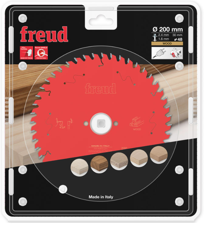 FR14W002H FREUD Piła HM DO DREWNA / SKLEJKI 200x30x48Z / CIĘCIE POPRZECZNE