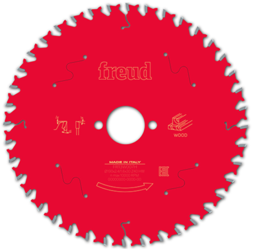 FREUD Piła HM do drewna / sklejki 190x30x40Z / cięcie uniwersalne