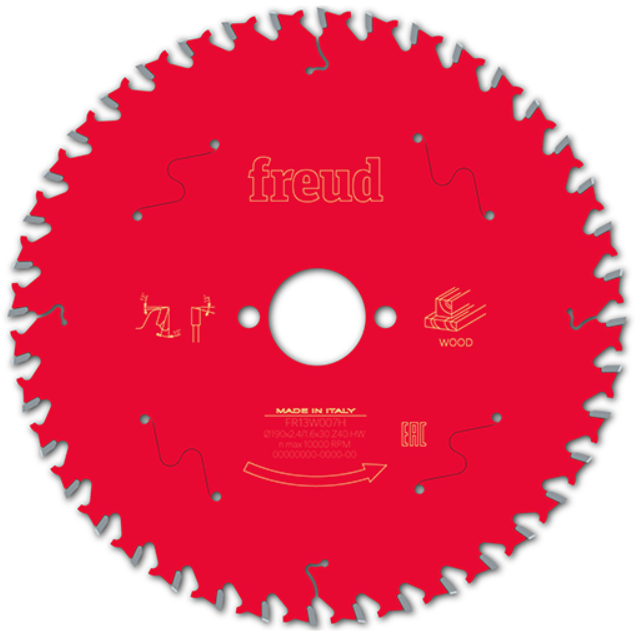 FREUD Piła HM do drewna / sklejki 190x30x40Z / cięcie uniwersalne