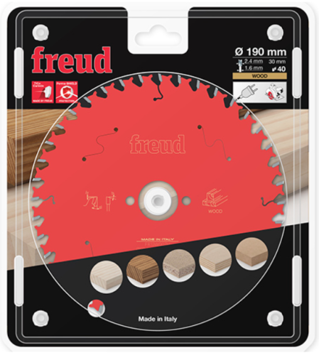 FREUD Piła HM do drewna / sklejki 190x30x40Z / cięcie uniwersalne