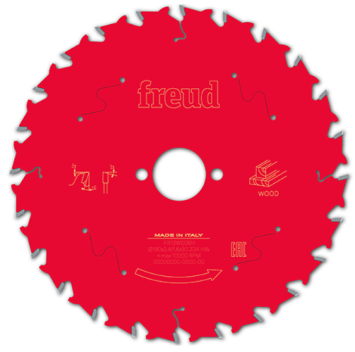 FREUD Piła HM do drewna / sklejki 190x30x24Z / cięcie uniwersalne
