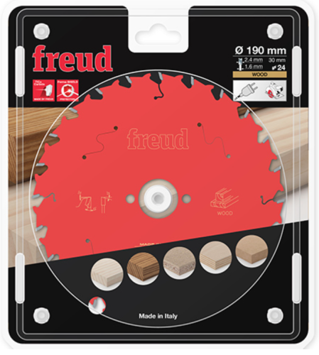 FREUD Piła HM do drewna / sklejki 190x30x24Z / cięcie uniwersalne