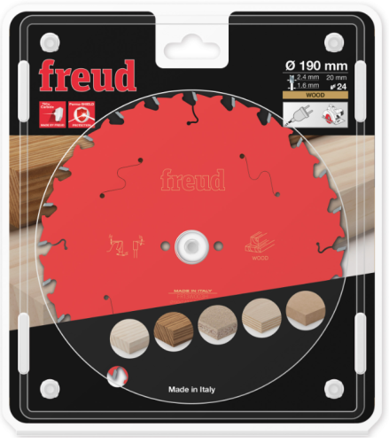 FREUD Piła HM do drewna / sklejki 190x20x24Z / cięcie wzdłużne / poprzeczne
