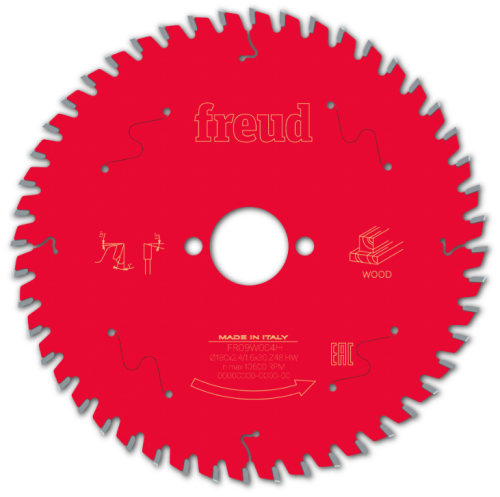 FR09W004H FREUD Piła HM DO DREWNA / SKLEJKI 180x30x48Z / CIĘCIE POPRZECZNE