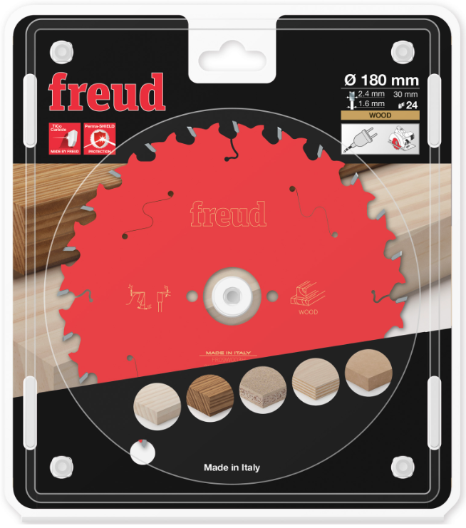 FREUD Piła HM do drewna / sklejki 180x30x24Z / cięcie wzdłużne / poprzeczne