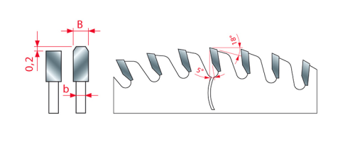 LU3D 0900 FREUD PIŁA DO PŁYTY WIÓROWEJ 350x30x108Z/ WYCISZANA