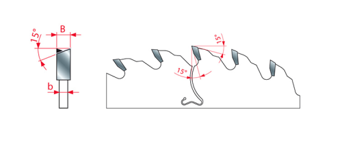 FREUD PIŁA HM DO DREWNA 220x30x34Z / CIĘCIE WZDŁUŻNE + POPRZECZNE