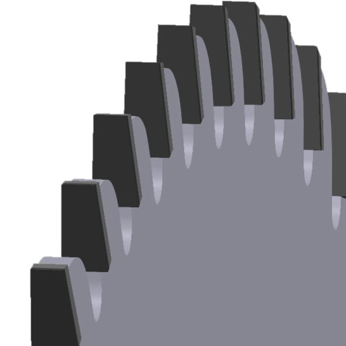 GLOBUS Podcinak diamentowy trapezowy 200x45x36Z / 4.3 - 5.3 mm H6 mm