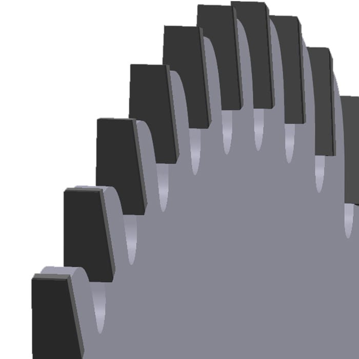 GLOBUS Podcinak diamentowy trapezowy 200x45x36Z / 4.3 - 5.3 mm H6 mm