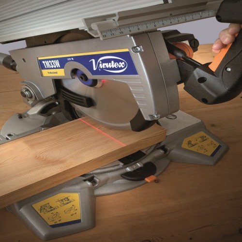 TM33W Ukośnica - pilarka stołowa 1500W 3700RPM śred. tarcz. 300mm prowad. 57mm 20kg