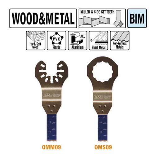 OMS09 Brzeszczot oscylacyjny W=10 I=28 TPI=18 1 szt. uchywt pod Fein i Festool