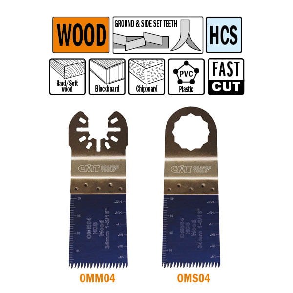 OMS04 Brzeszczot oscylacyjny W=34 I=40 TPI=14 50 szt. uchywt pod Fein i Festool