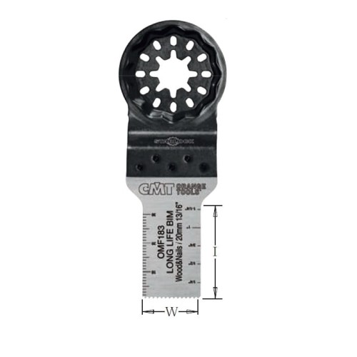 OMF183-X50 Brzeszczot oscylacyjny W=20 I=34 TS= 1,4 TPI=18 50 szt. STARLOCK