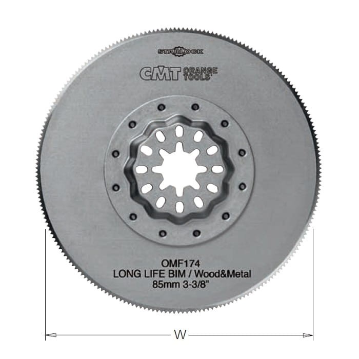OMF174-X1 Brzeszczot oscylacyjny W=85 K= 0,7 TS= 1,27 TPI=20 1 szt. STARLOCK