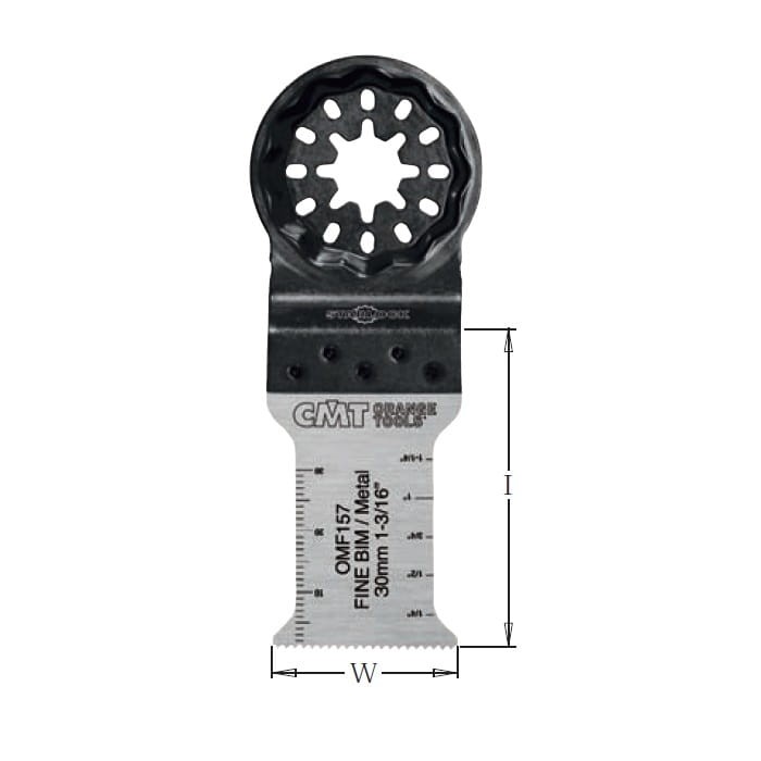 OMF157-X5 Brzeszczot oscylacyjny W=30 I=50 TS= 1,2 TPI=21 5 szt. STARLOCK