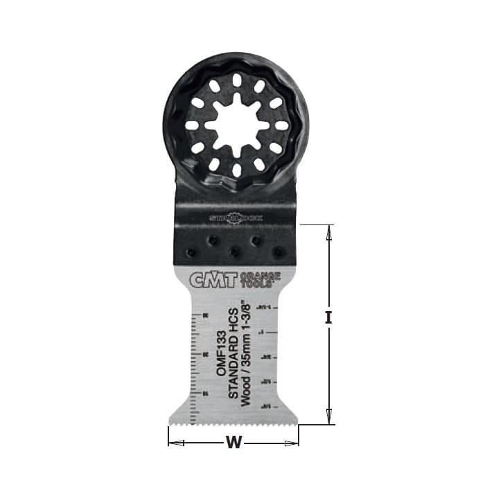 OMF133-X50 Brzeszczot oscylacyjny W=35 I=50 TS= 1,4 TPI=18 50 szt. STARLOCK